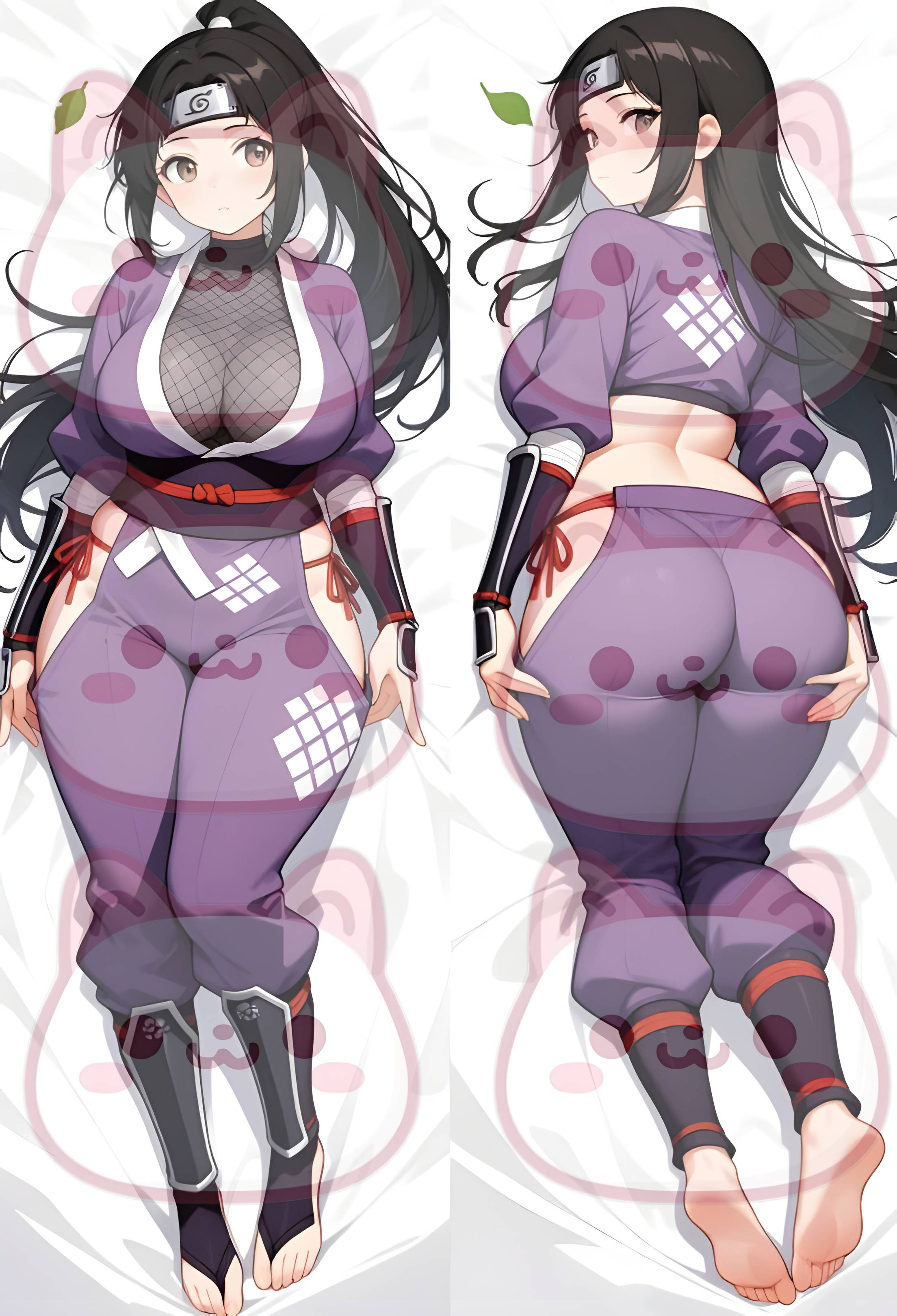 Anime Girl Hinata Dakimakura Double-Sided Body Pillow Cover - 2WAY