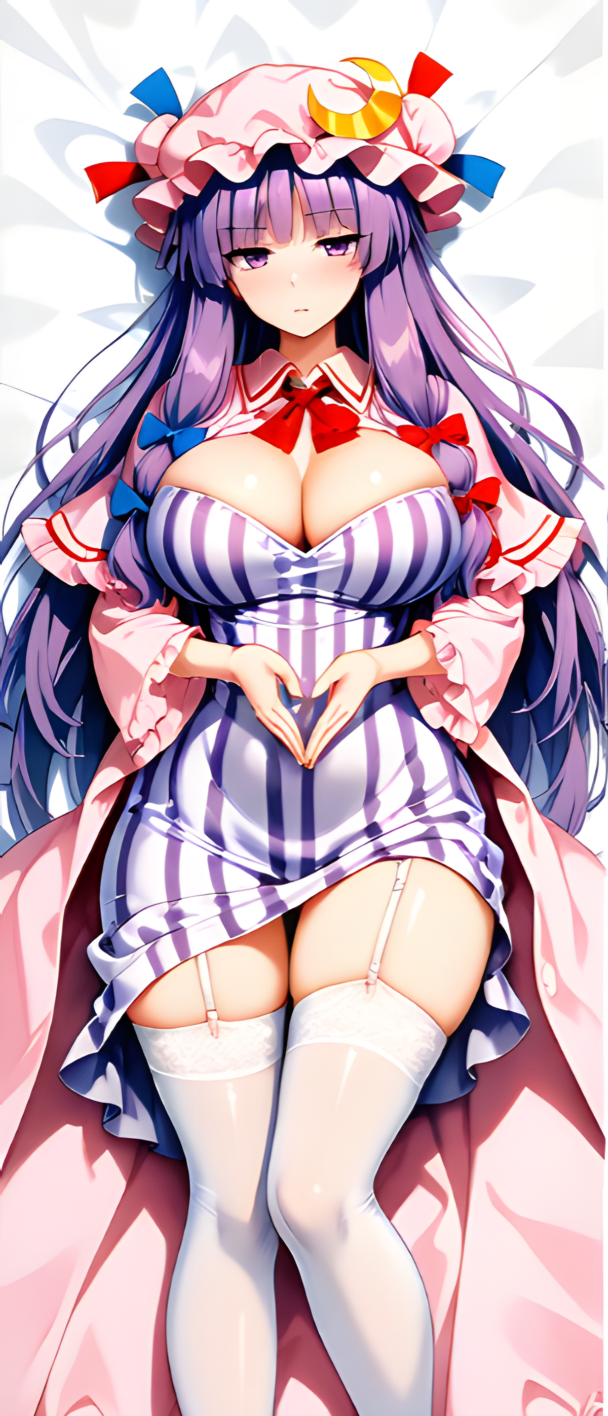 Patchouli Knowledge Dakimakura – Touhou Project (Heart Hands Ver.) – recto teaser