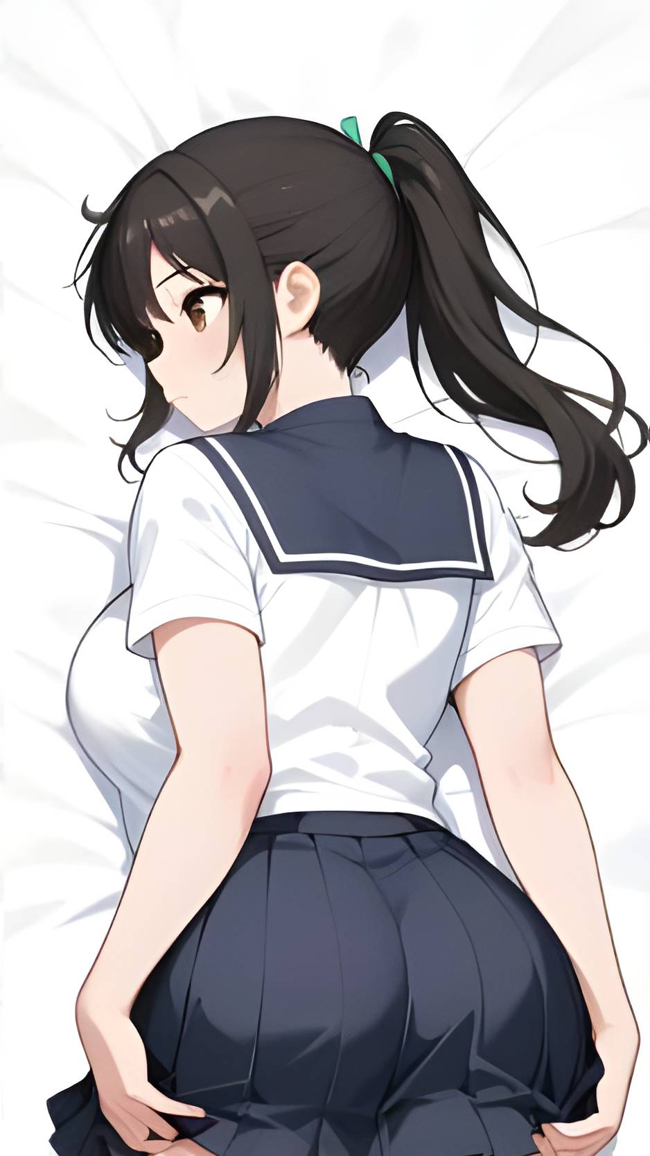 Anime Girl Schoolgirl Dakimakura Double-Sided Body Pillow Cover - 2WAY