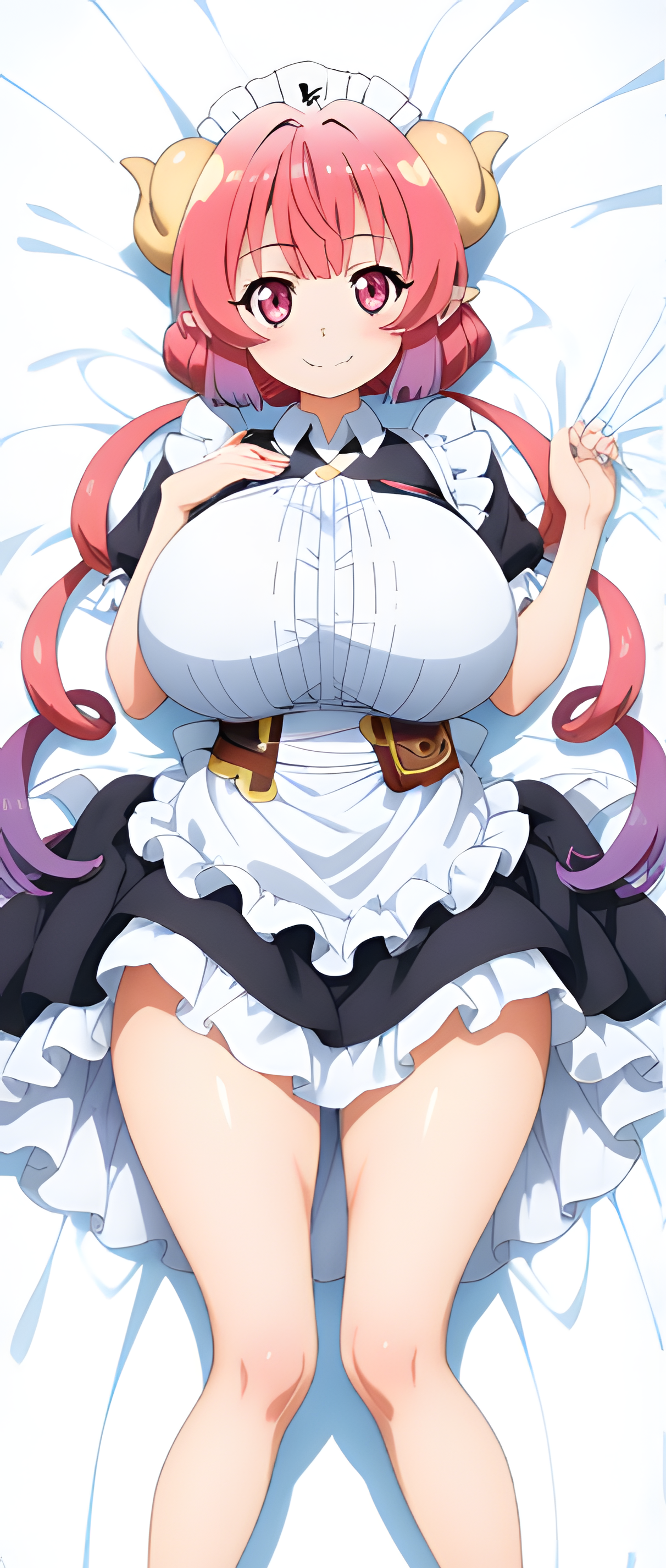 Ilulu Dakimakura – Dragon Maid Anime Body Pillow (Apron Ver.) – recto teaser
