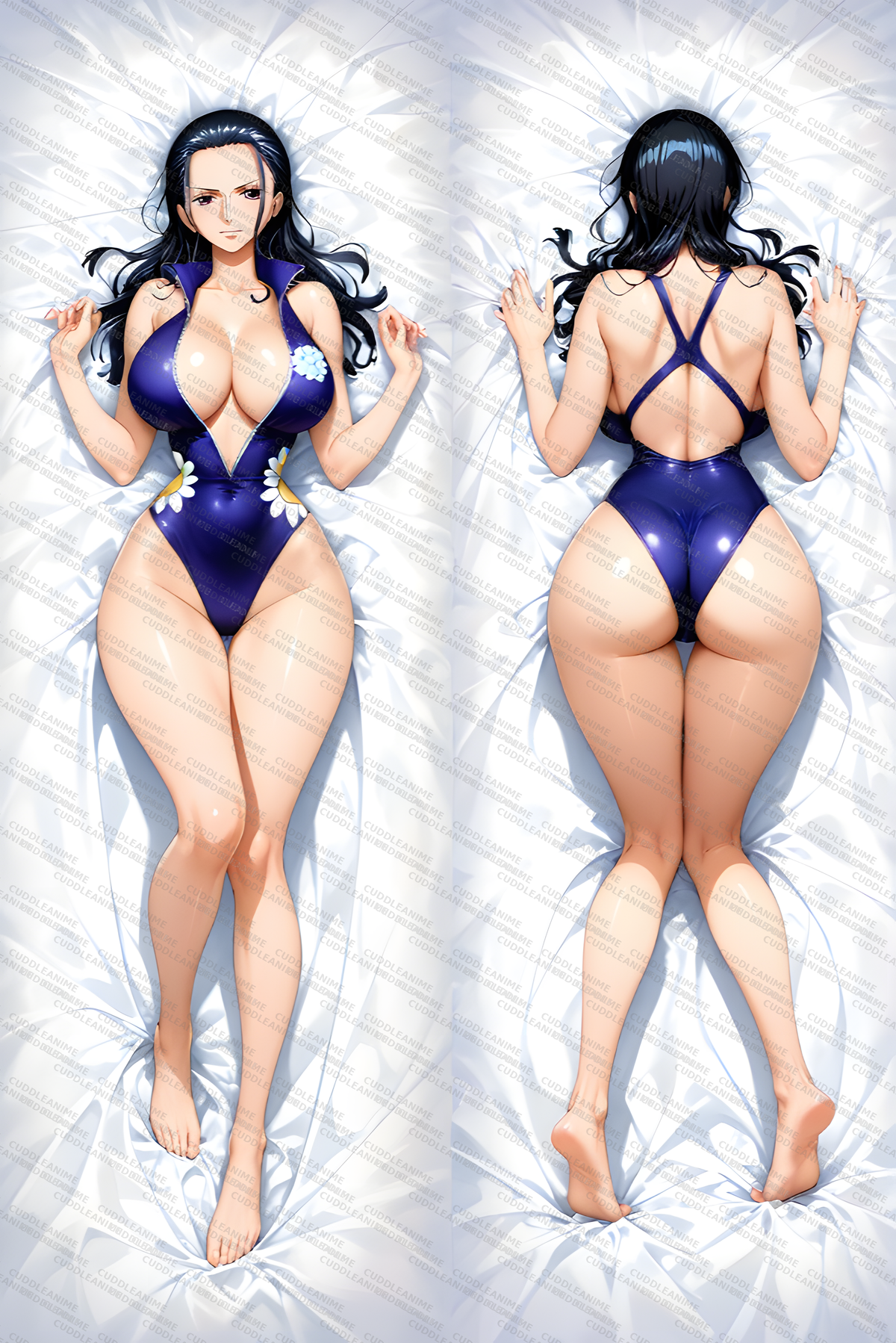 Nico Robin Dakimakura – One Piece Anime Body Pillow – full design watermarked
