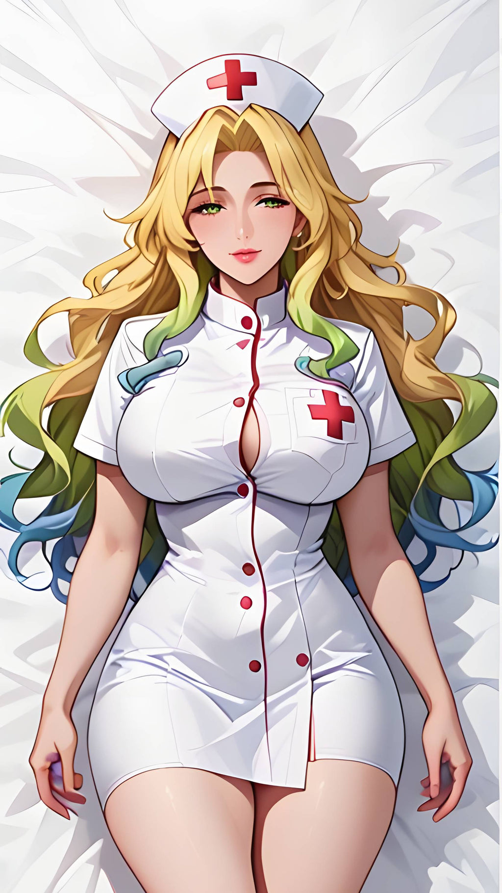 Anime Girl Lucoa nurse Bikini Dakimakura Double-Sided Waifu Body Pillow Cover - 2WAY