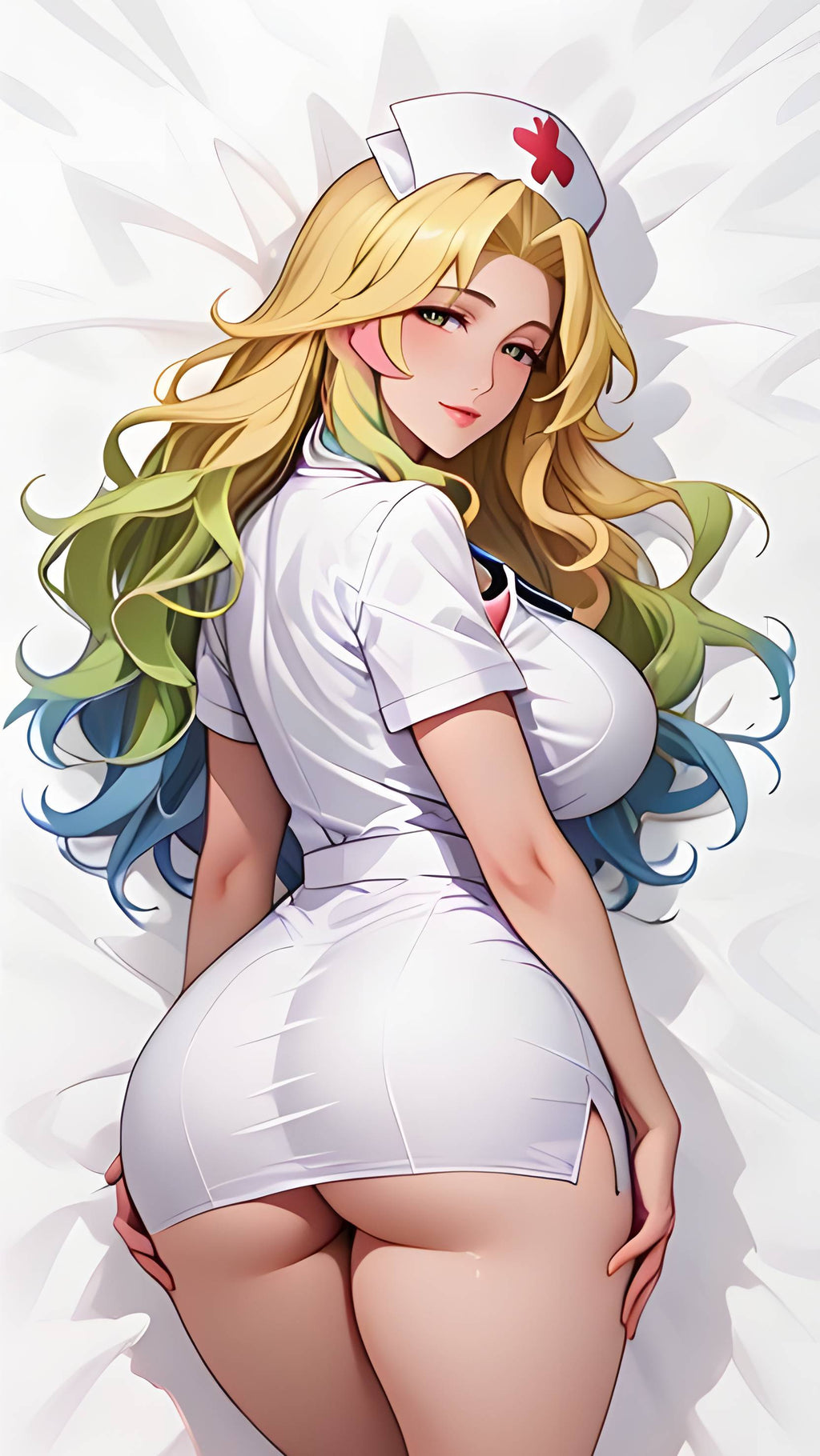 Anime Girl Lucoa nurse Bikini Dakimakura Double-Sided Waifu Body Pillow Cover - 2WAY