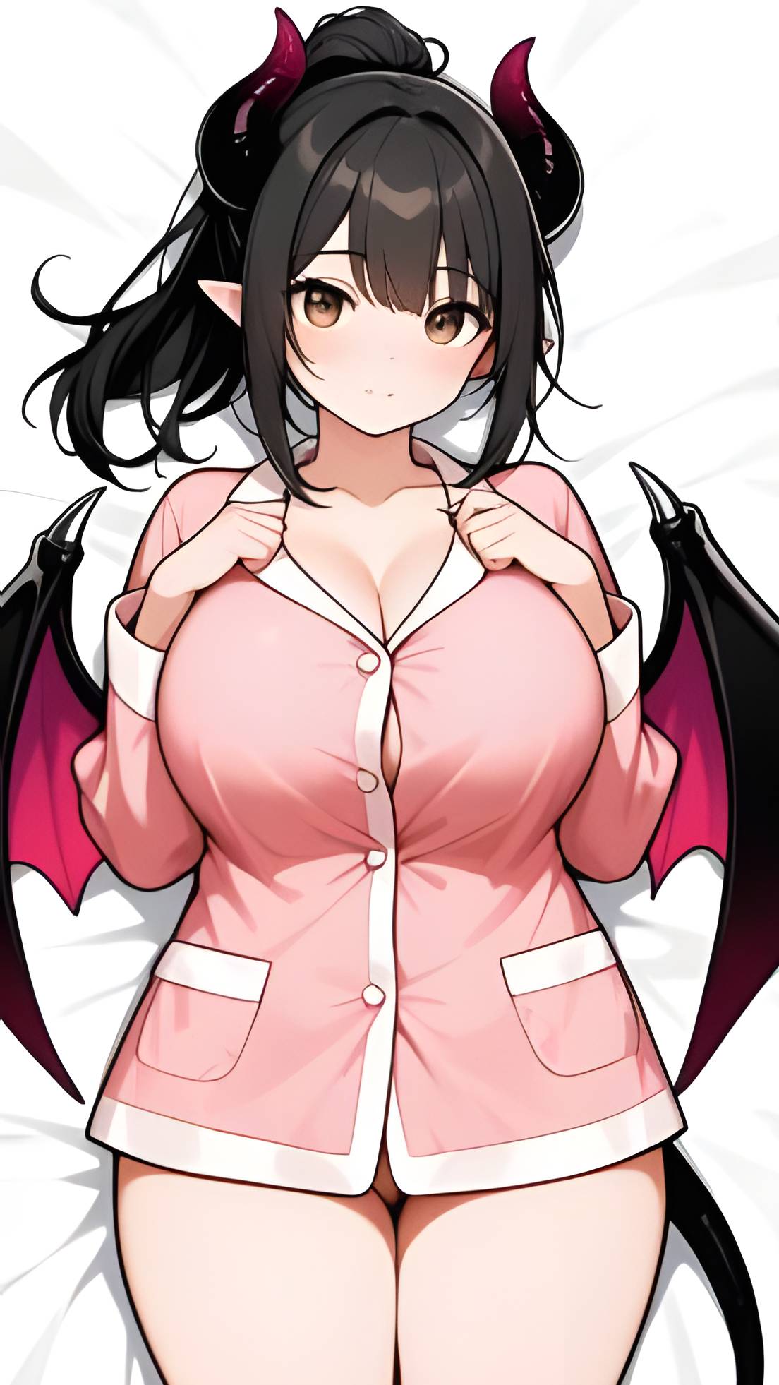 Anime Girl Succubus Dakimakura Double-Sided Body Pillow Cover - 2WAY