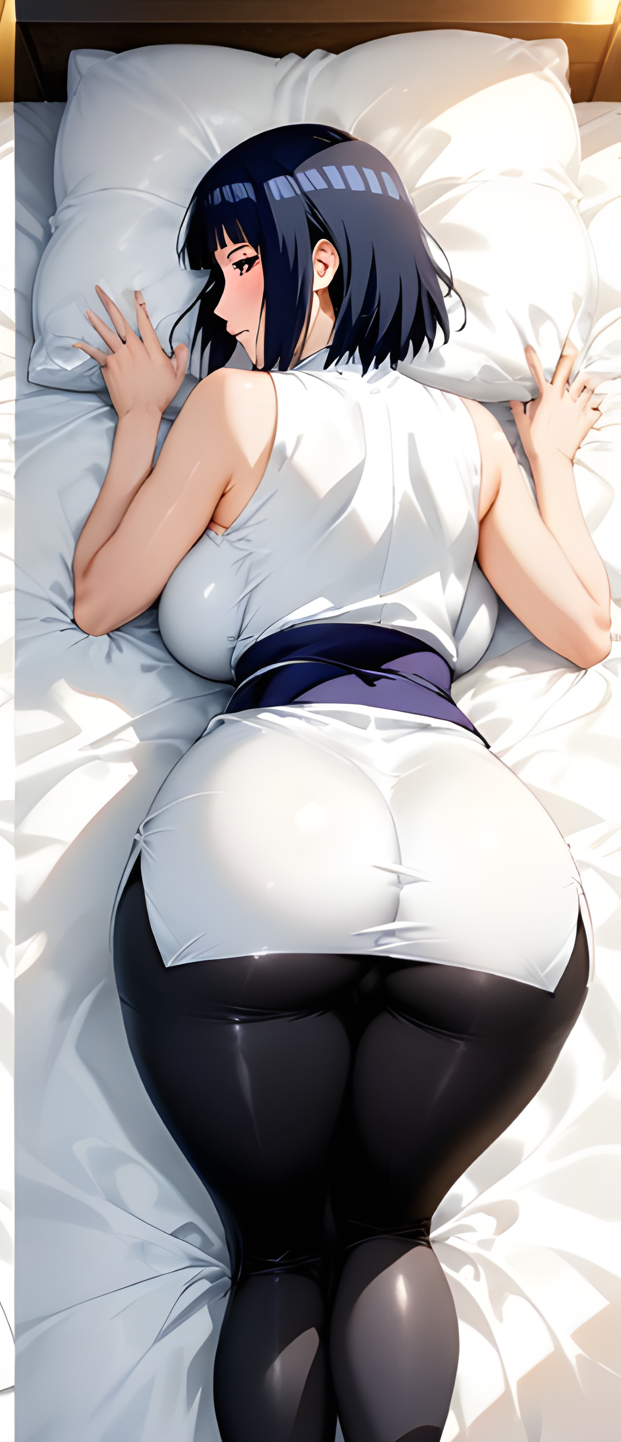 Hinata Hyuga dakimakura, Akatsuki Kimono ver. – back