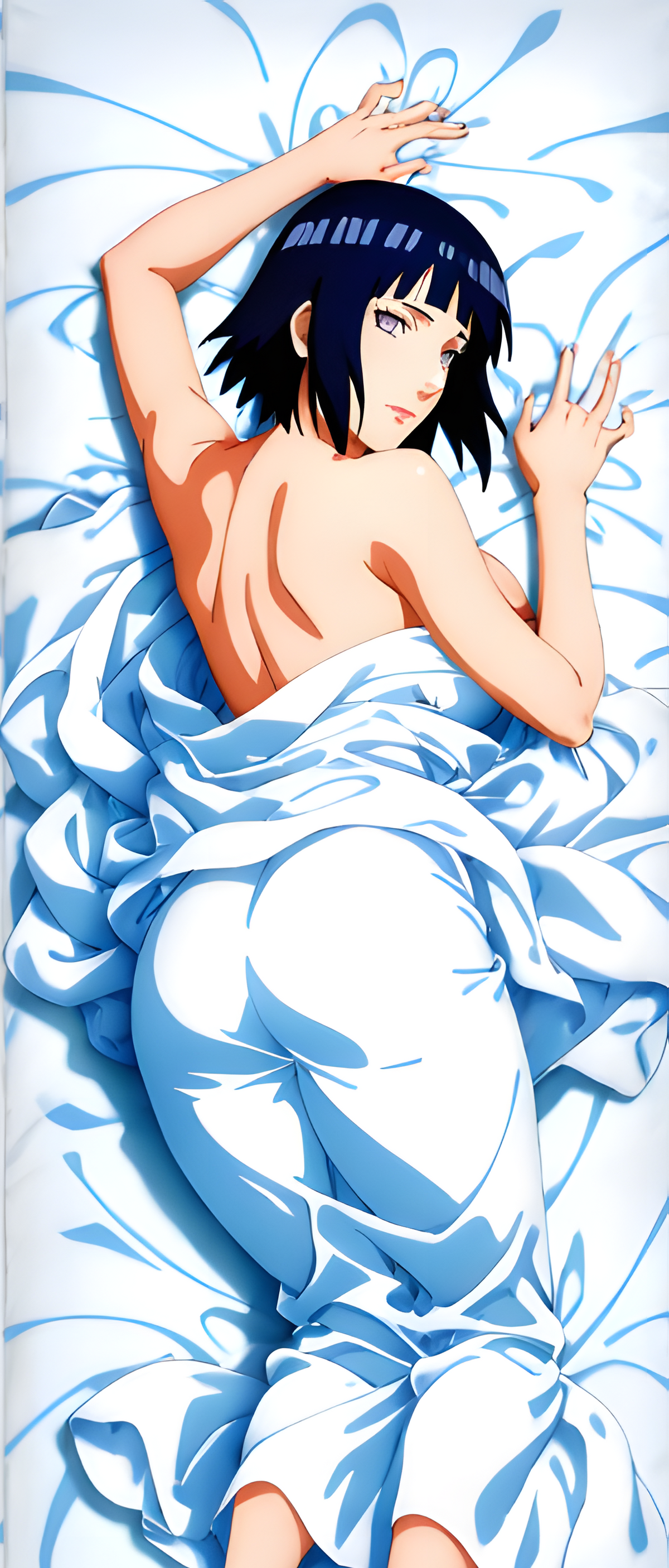 Hinata Hyuga dakimakura, Konoha ver. – back