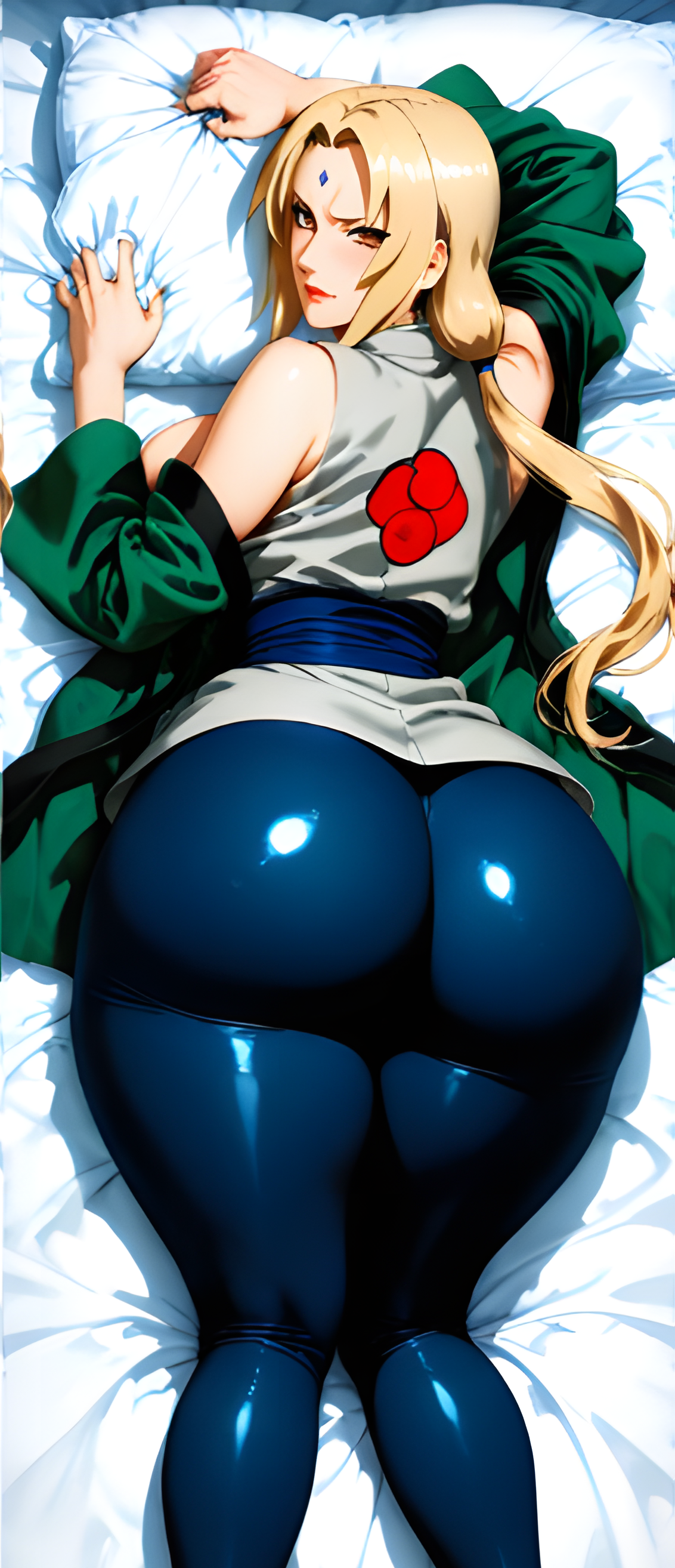 Tsunade Senju dakimakura, Akatsuki ver. – back